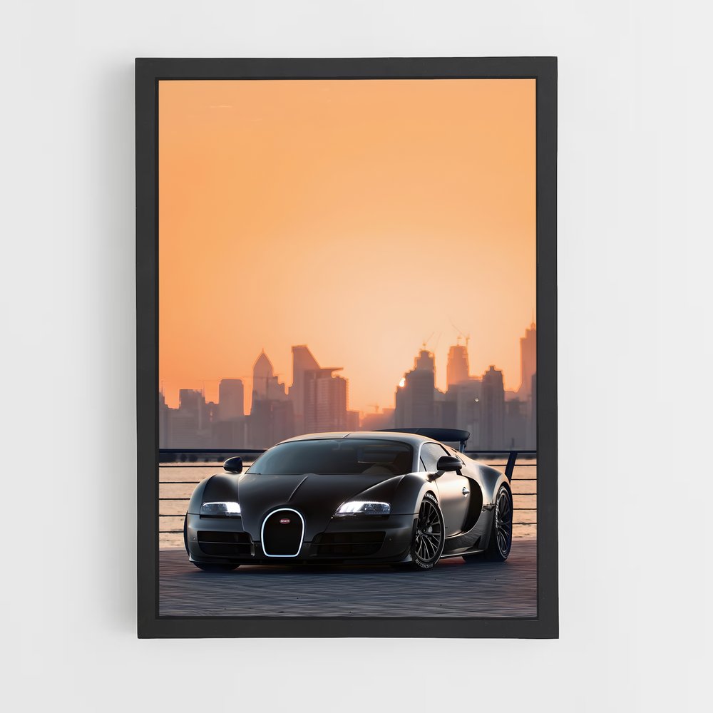 Poster Veyron en Mouvance – affiche Bugatti (vue 2)